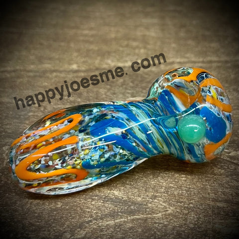 Multicolor Frit&Canework Handpipe