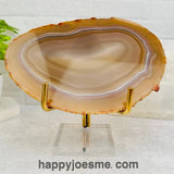 Crystal Stand - Acrylic Base and Brass Holder
