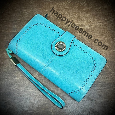 Teal Pocketbook Wallet