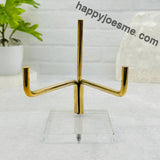 Crystal Stand - Acrylic Base and Brass Holder