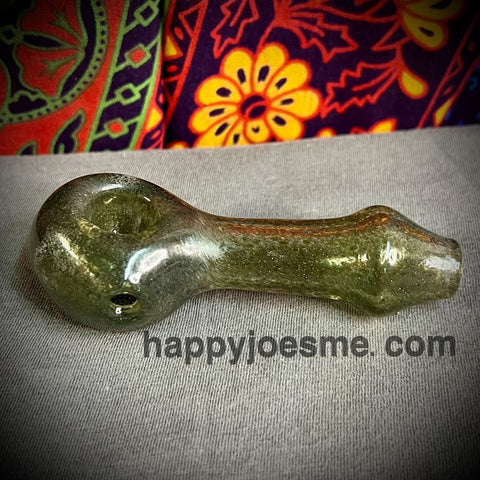Sparkly Dark Green Handpipe