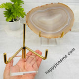 Crystal Stand - Acrylic Base and Brass Holder