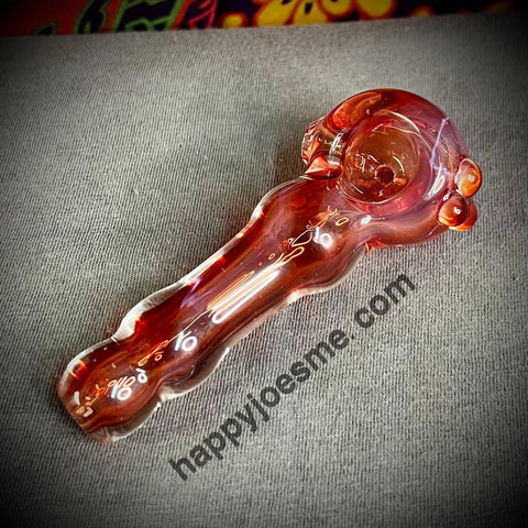 Thick Hourglass Red Handpipe//Beakner